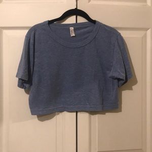 Tri blend crop top